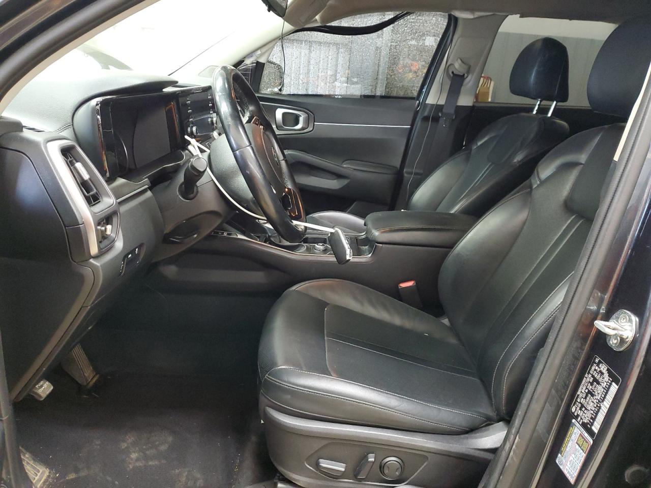 2021 KIA Sorento VIN 5XYRL4LC2MG010962 Copart auction photo, side damage thumbnail 7