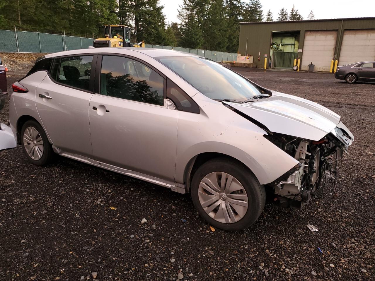 2022 Nissan Leaf VIN 1N4AZ1BV1NC560291 Copart auction photo, all over damage thumbnail 4