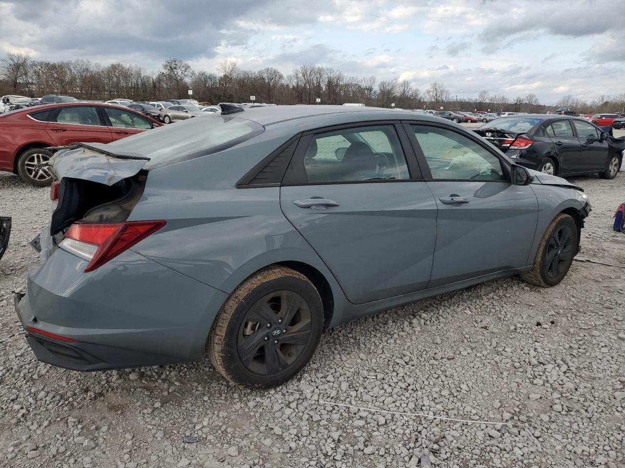 2022 Hyundai Elantra VIN KMHLM4AG1NU336014 Copart auction photo, rear end / front end damage thumbnail 3
