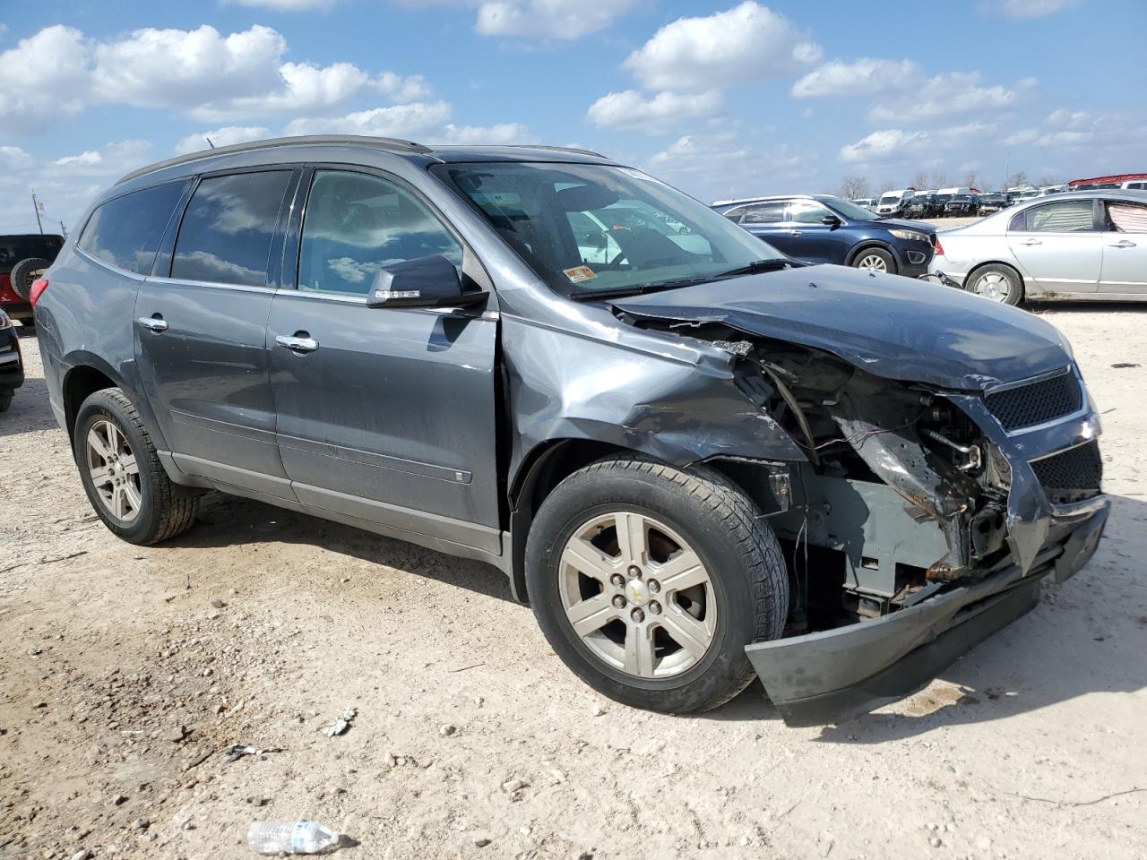 2010 Chevrolet Traverse VIN 1GNLVGED5AS119095 Copart auction photo, front end / minor dent/scratches damage thumbnail 4