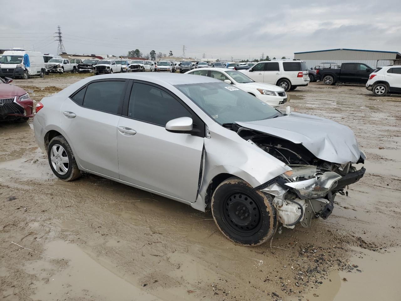 2016 Toyota Corolla VIN 5YFBURHEXGP543406 Copart auction photo, front end damage thumbnail 4