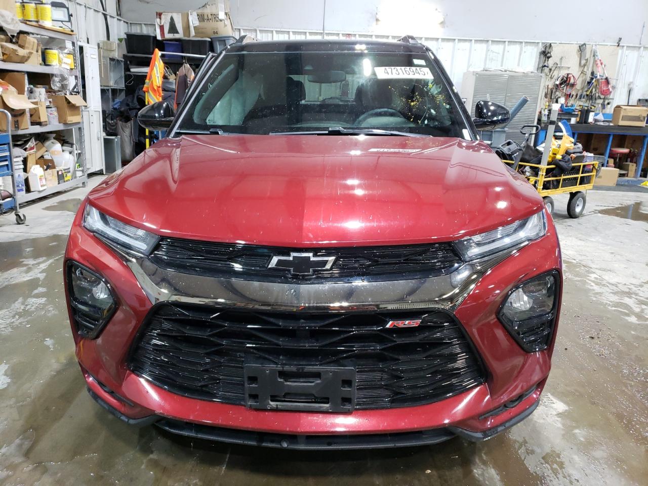 2022 Chevrolet TrailBlazer VIN KL79MUSL7NB063101 Copart auction photo, side damage thumbnail 5