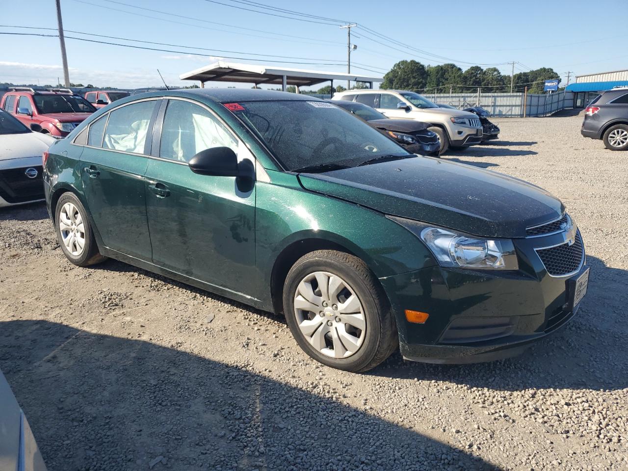 2014 Chevrolet Cruze VIN 1G1PA5SH1E7157958 Copart auction photo, side / front end damage thumbnail 4