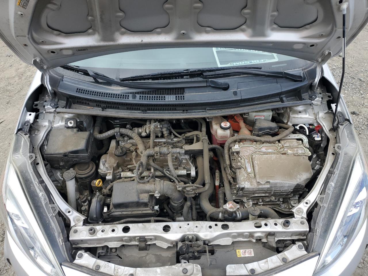 2018 Toyota Prius VIN JTDKDTB30J1619344 Copart auction photo, rear end / side damage thumbnail 11