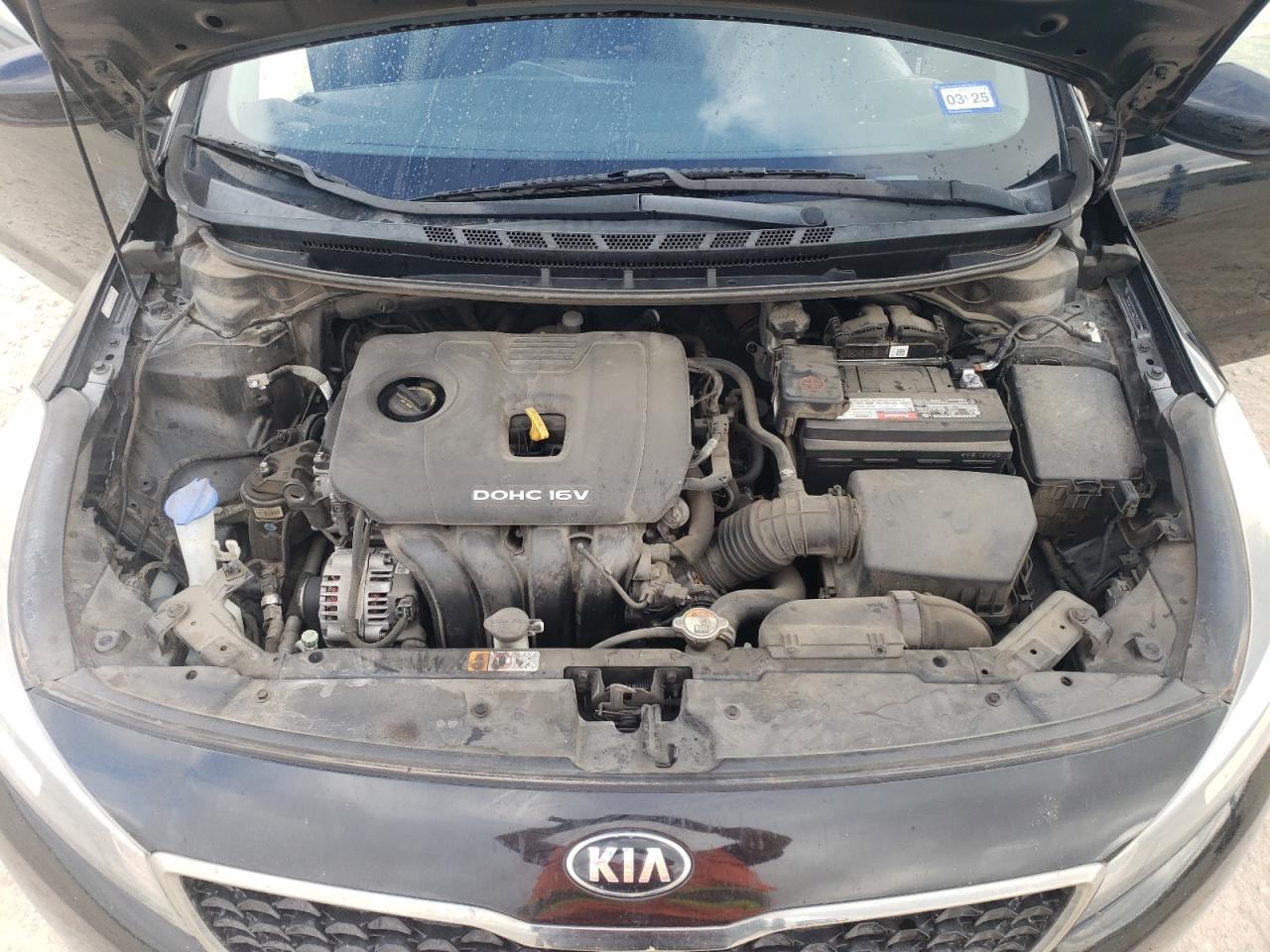2017 KIA Forte VIN 3KPFK4A73HE071929 Copart auction photo, rear end damage thumbnail 12