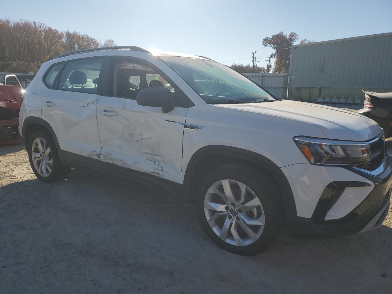 2023 Volkswagen Taos VIN 3VVAX7B29PM311376 Copart auction photo, side damage thumbnail 4