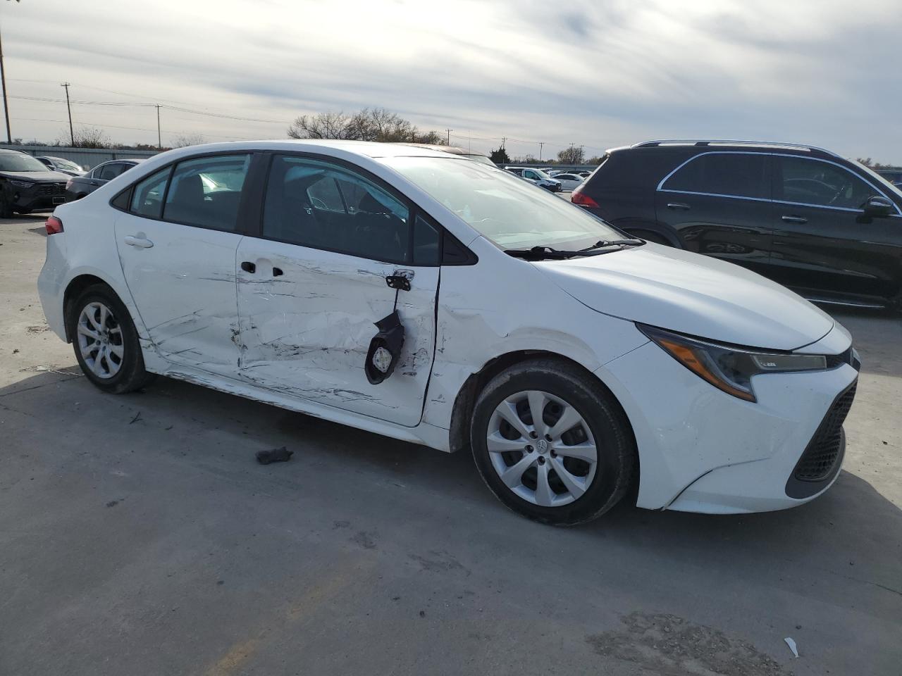 2021 Toyota Corolla VIN 5YFEPMAEXMP151121 Copart auction photo, side damage thumbnail 4