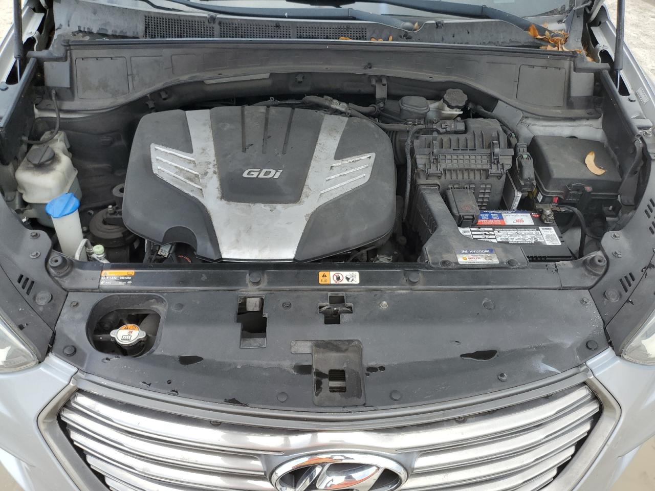 2017 Hyundai Santa Fe VIN KM8SM4HF6HU171364 Copart auction photo, mechanical damage thumbnail 12