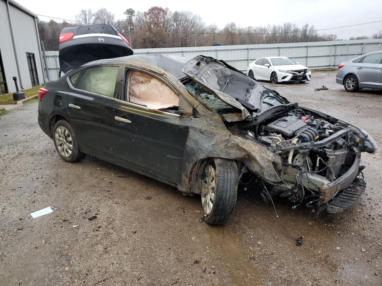 2019 Nissan Sentra VIN 3N1AB7AP3KY269219 Copart auction photo, all over damage thumbnail 4