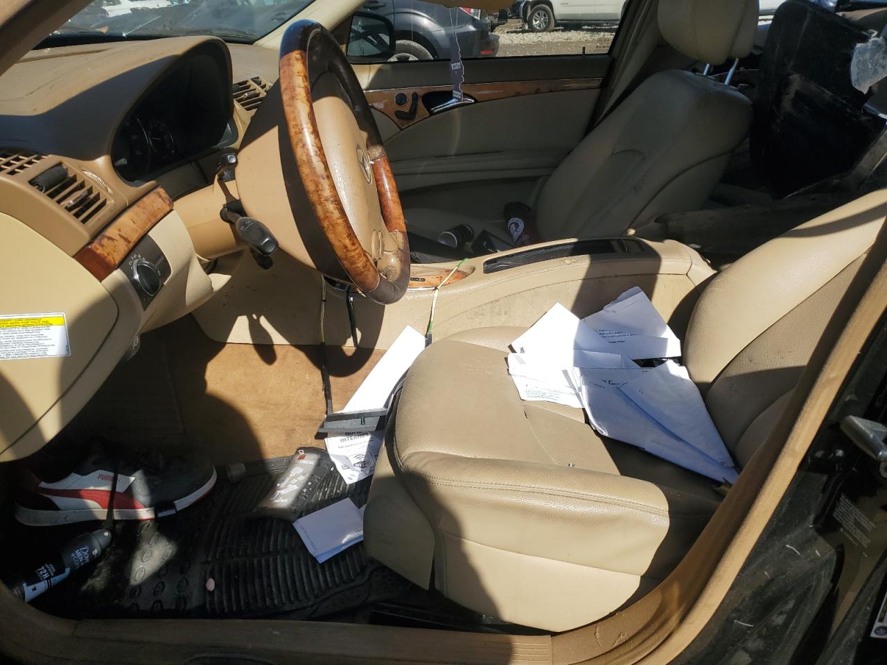 2008 Mercedes-Benz E-klasse VIN WDBUF87X58B213705 Copart auction photo, rear end / side damage thumbnail 7