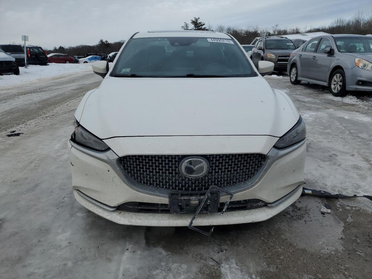 2018 Mazda 6 VIN JM1GL1XY3J1304085 Copart auction photo, side / front end damage thumbnail 5