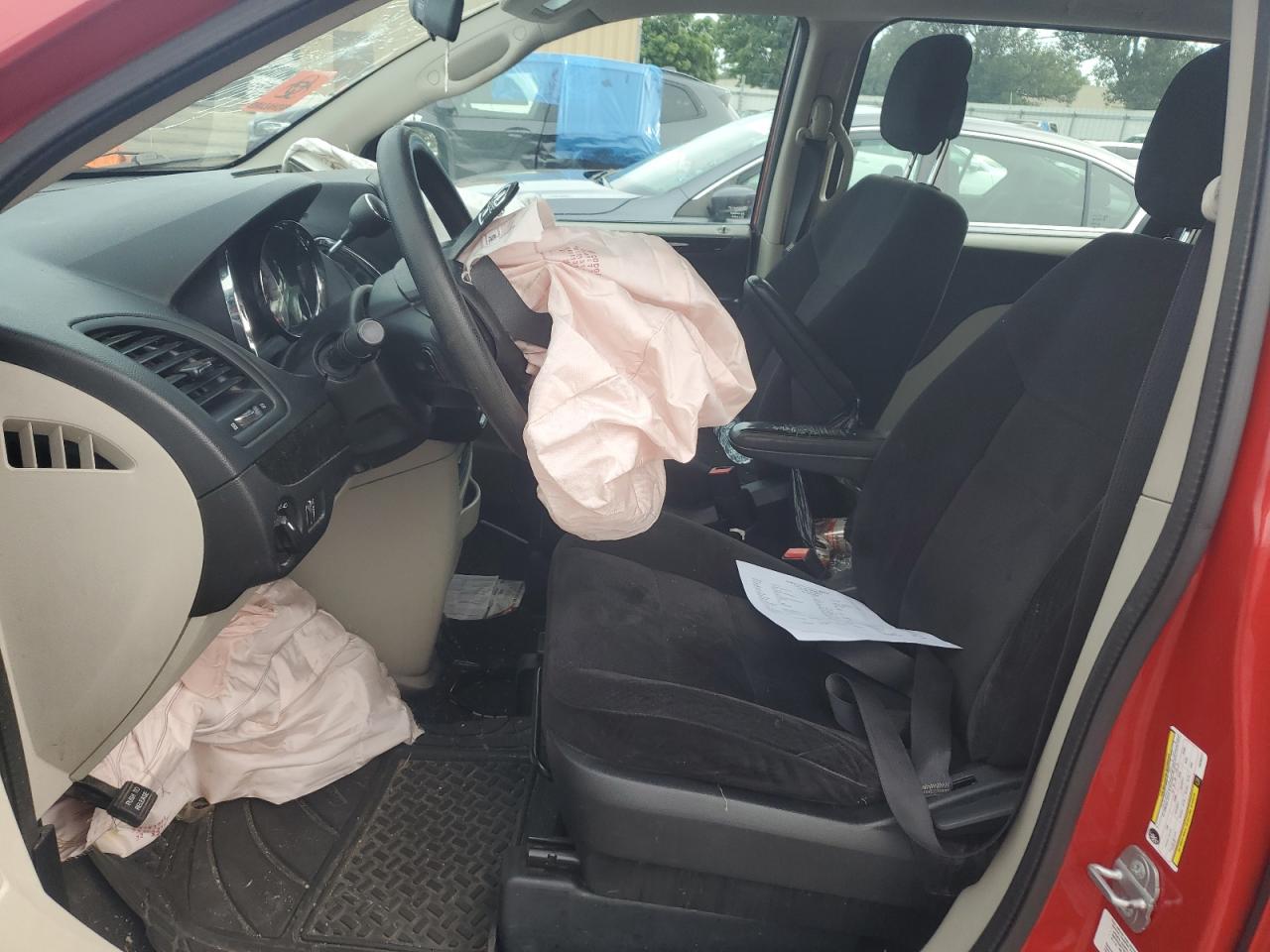 2014 Dodge Caravan VIN 2C4RDGBG1ER268227 Copart auction photo, front end / rear end damage thumbnail 7