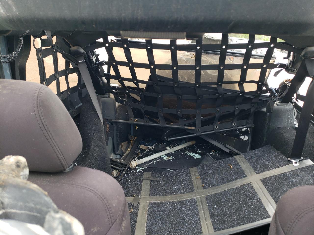 2014 Jeep Wrangler VIN 1C4BJWDG7EL134686 Copart auction photo, rollover damage thumbnail 10
