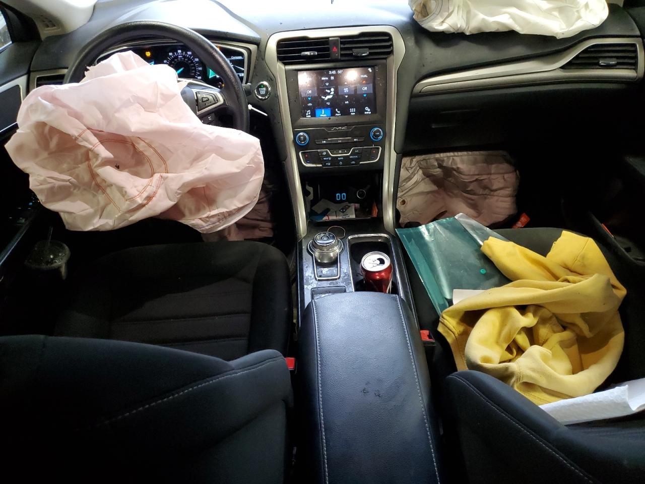 2019 Ford Fusion VIN 3FA6P0HD3KR246854 Copart auction photo, front end / undercarriage damage thumbnail 8