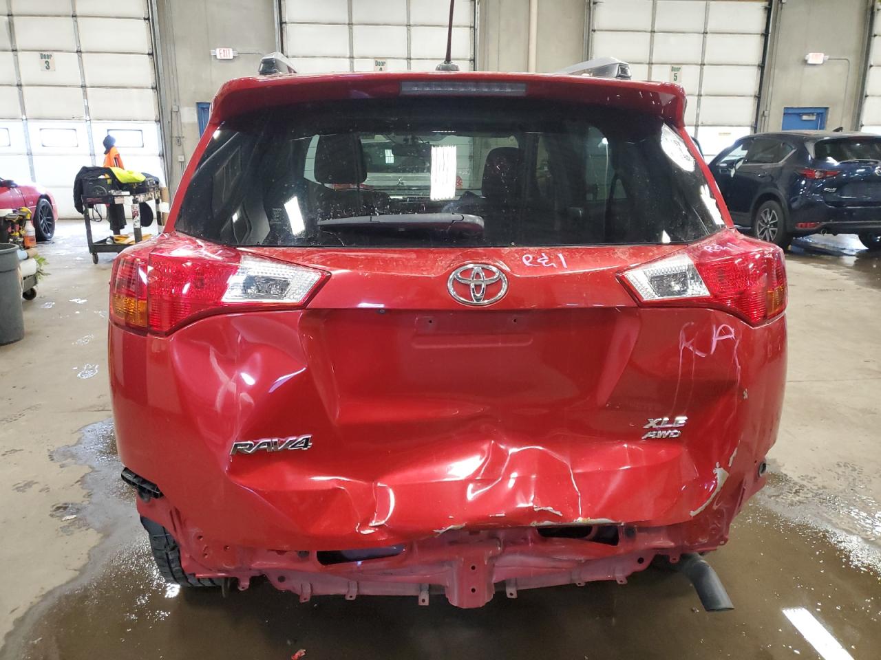 2015 Toyota RAV 4 VIN JTMRFREV8FD156013 Copart auction photo, rear end damage thumbnail 6