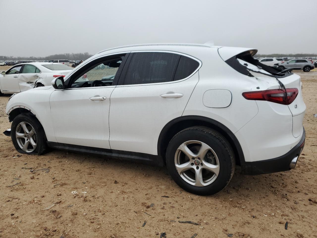 2020 Alfa Romeo Stelvio VIN ZASPAKANXL7C95970 Copart auction photo, front end / rear end damage thumbnail 2