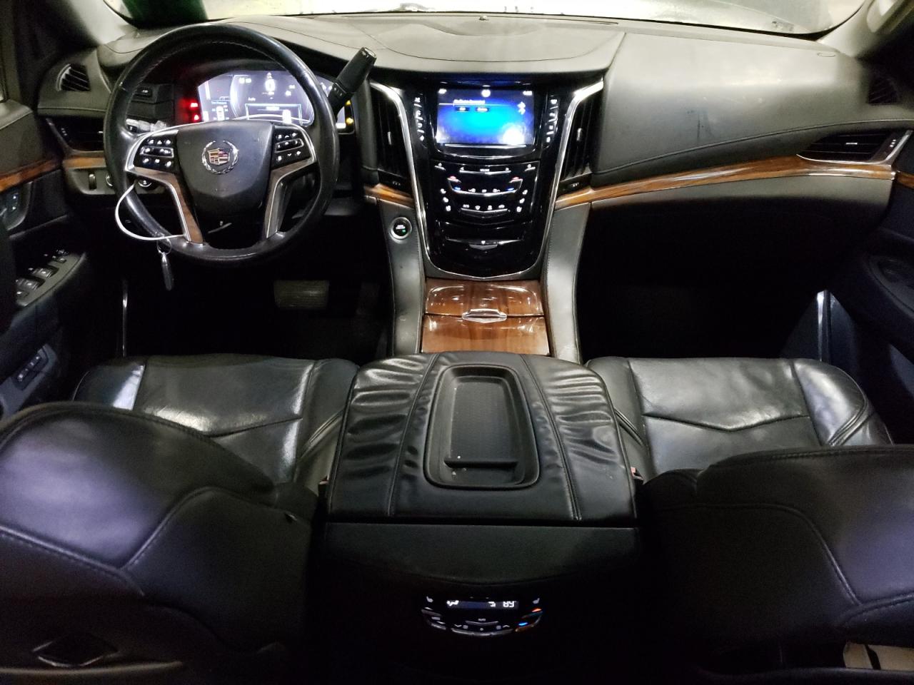 2015 Cadillac Escalade VIN 1GYS4CKJ6FR254623 Copart auction photo, front end / side damage thumbnail 8