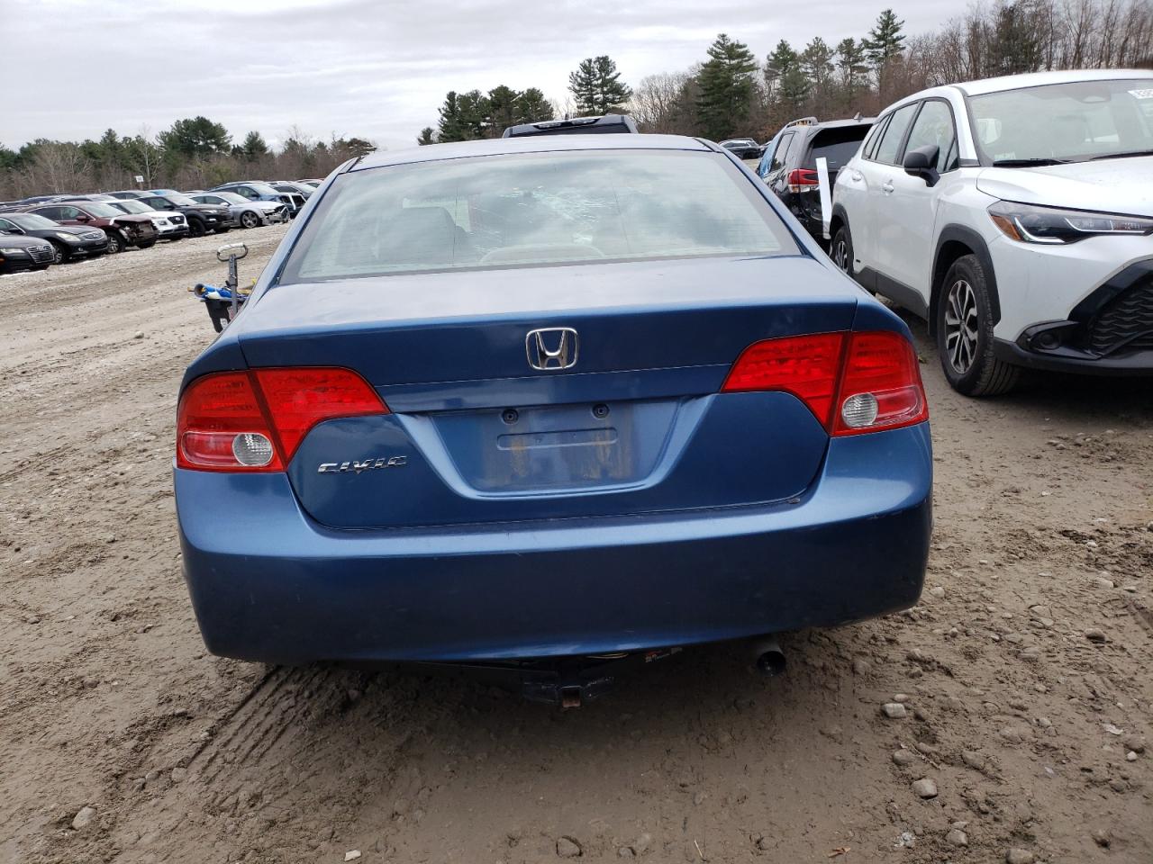 2008 Honda Civic VIN 1HGFA16808L085685 Copart auction photo, all over damage thumbnail 6