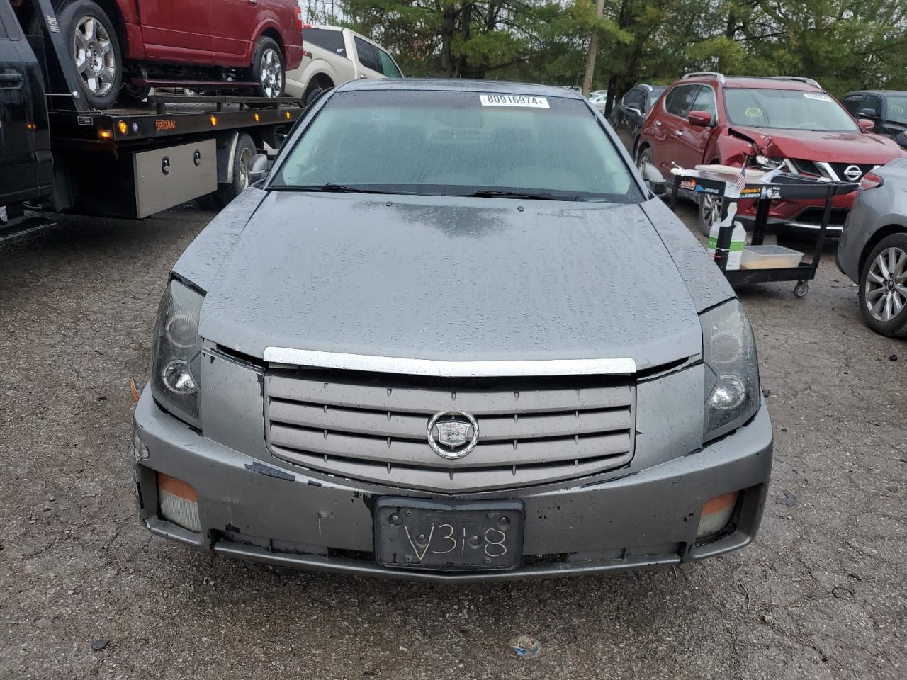 2006 Cadillac CTS VIN 1G6DM57T660203571 Copart auction photo, side / rear end damage thumbnail 5