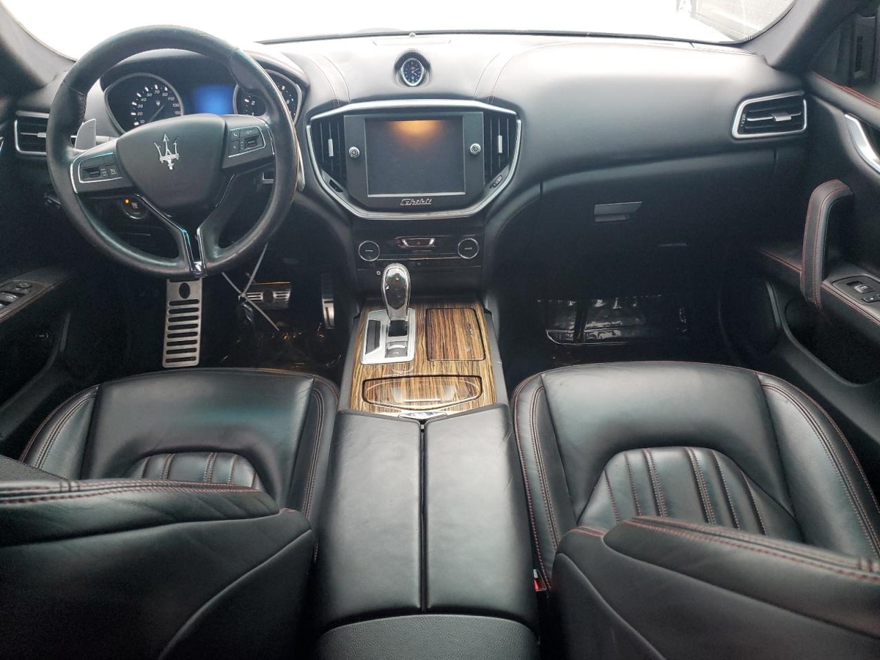 2016 Maserati Ghibli VIN ZAM57RTA9G1185319 Copart auction photo, all over / front end damage thumbnail 8