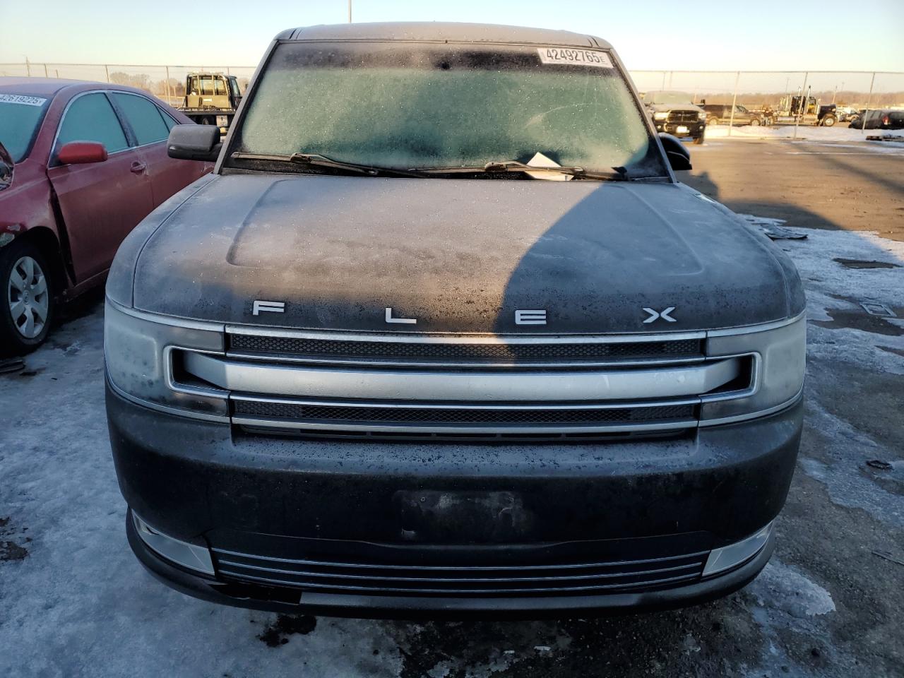 2014 Ford Flex VIN 2FMGK5D80EBD06882 Copart auction photo, front end / side damage thumbnail 5