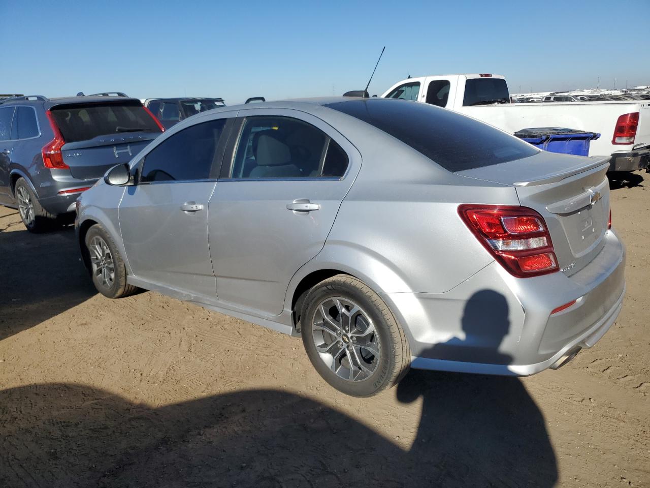2017 Chevrolet Sonic VIN 1G1JD5SH2H4167160 Copart auction photo, hail damage thumbnail 2