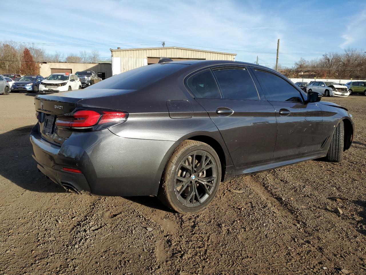 2021 BMW 5er VIN WBA73BJ05MWW92059 Copart auction photo, front end damage thumbnail 3