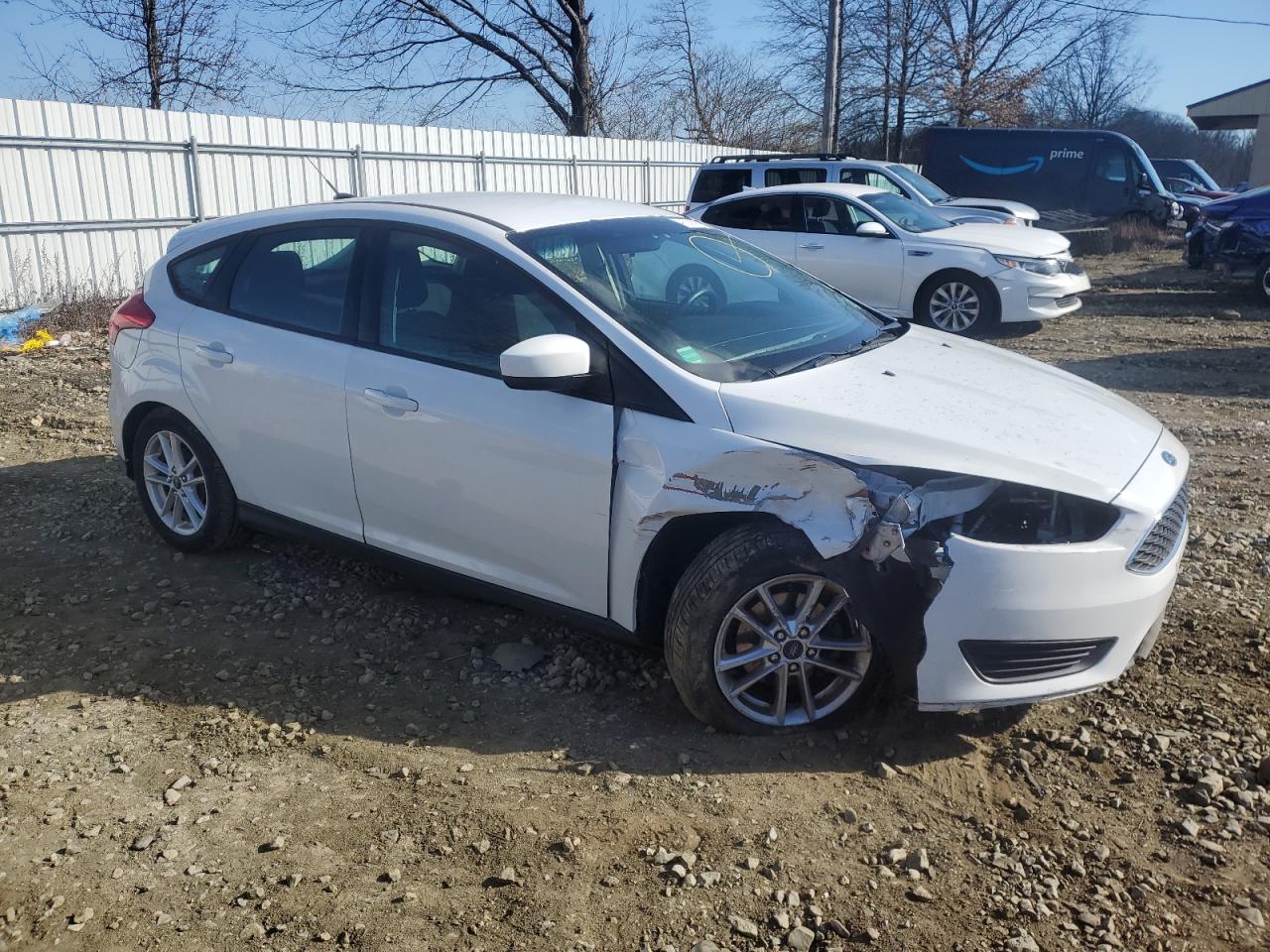 2018 Ford Focus VIN 1FADP3K24JL224858 Copart auction photo, front end / rear end damage thumbnail 4