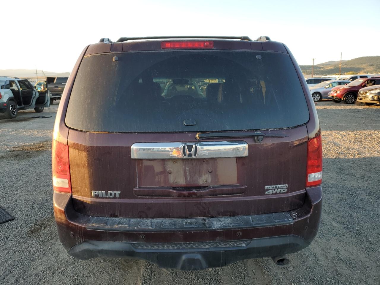 2015 Honda Pilot VIN 5FNYF4H96FB034725 Copart auction photo, front end / side damage thumbnail 6