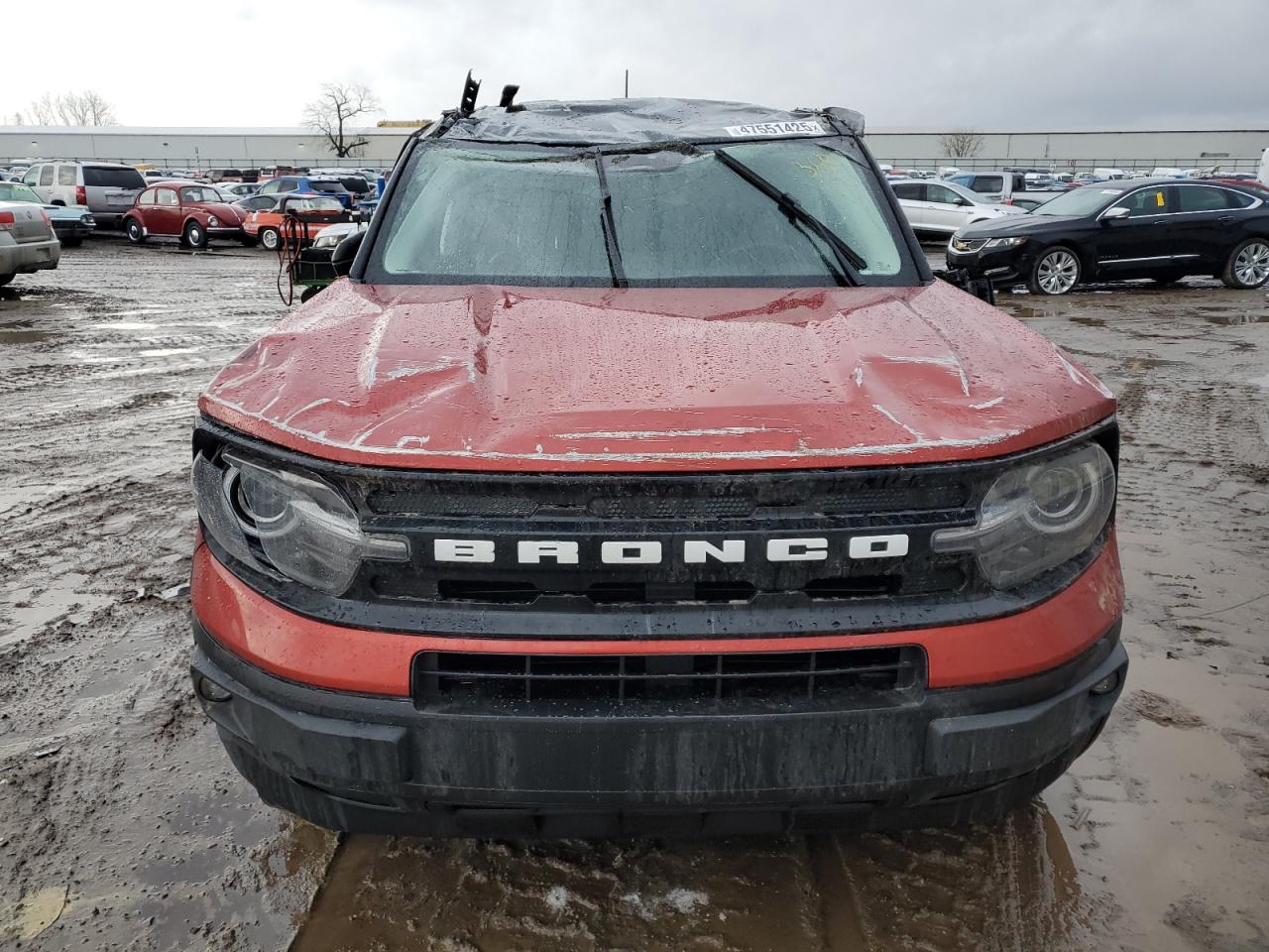 2023 Ford Bronco VIN 3FMCR9C66PRD67918 Copart auction photo, rollover damage thumbnail 5