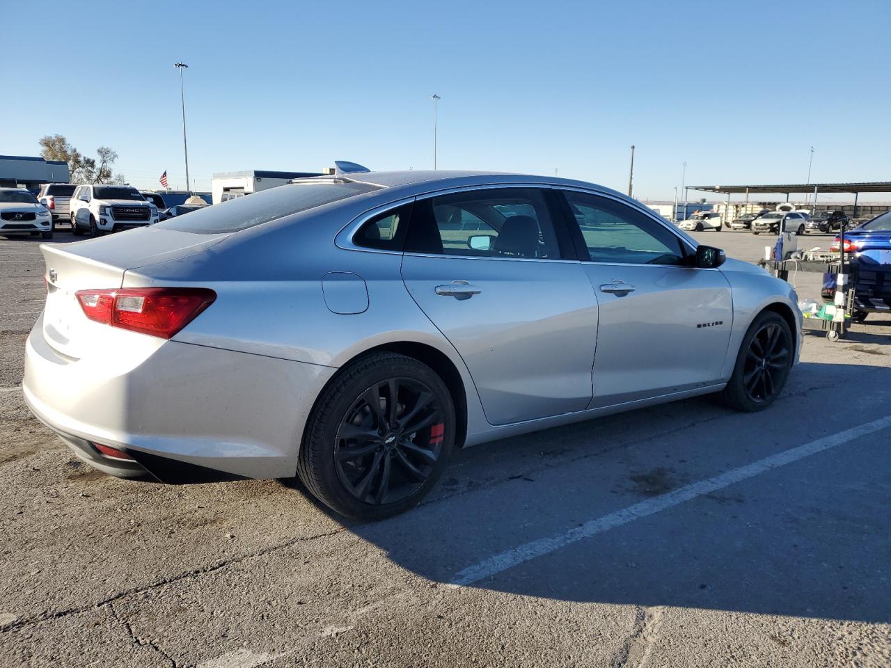 2018 Chevrolet Malibu VIN 1G1ZD5ST4JF156730 Copart auction photo, rear end / side damage thumbnail 3