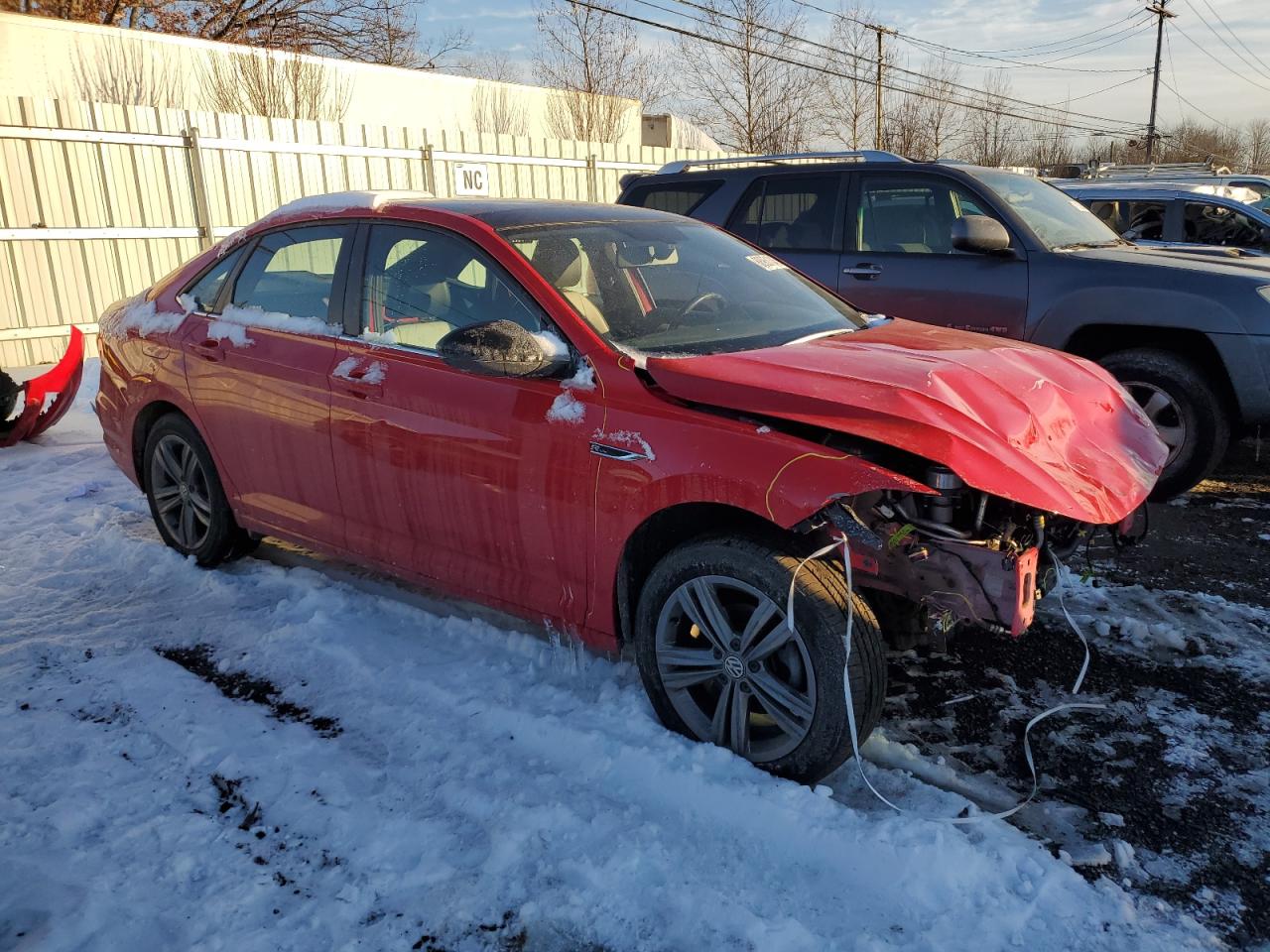 2019 Volkswagen Jetta VIN 3VWC57BU8KM219681 Copart auction photo, front end / minor dent/scratches damage thumbnail 4