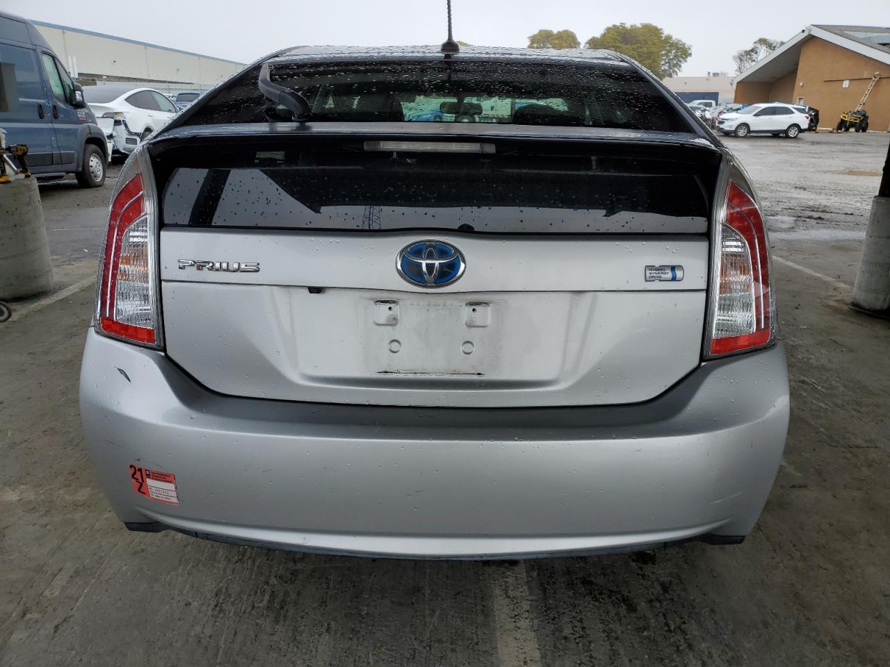 2014 Toyota Prius VIN JTDKN3DU3E1755363 Copart auction photo, minor dent/scratches damage thumbnail 6
