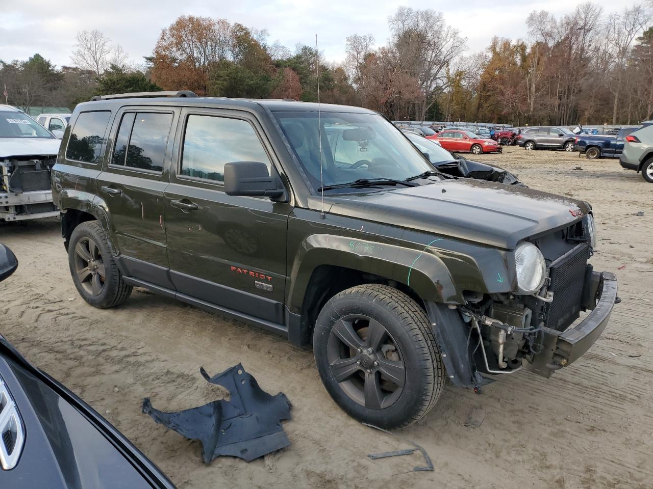 2017 Jeep Liberty (Patriot) VIN 1C4NJRBBXHD107728 Copart auction photo, all over damage thumbnail 4
