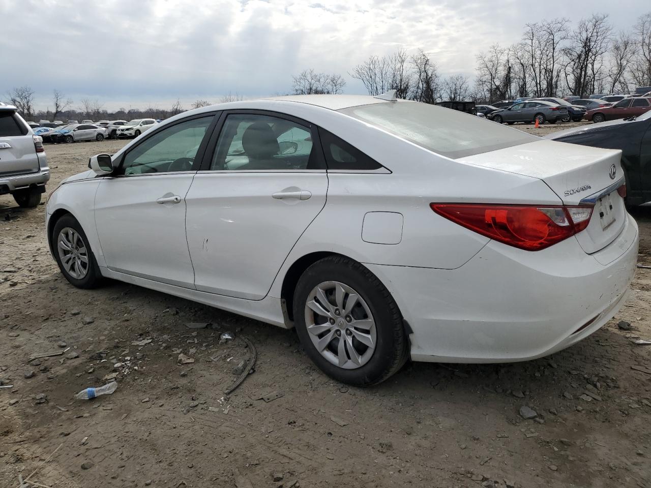2012 Hyundai Sonata VIN 5NPEB4AC3CH429821 Copart auction photo, vandalism damage thumbnail 2