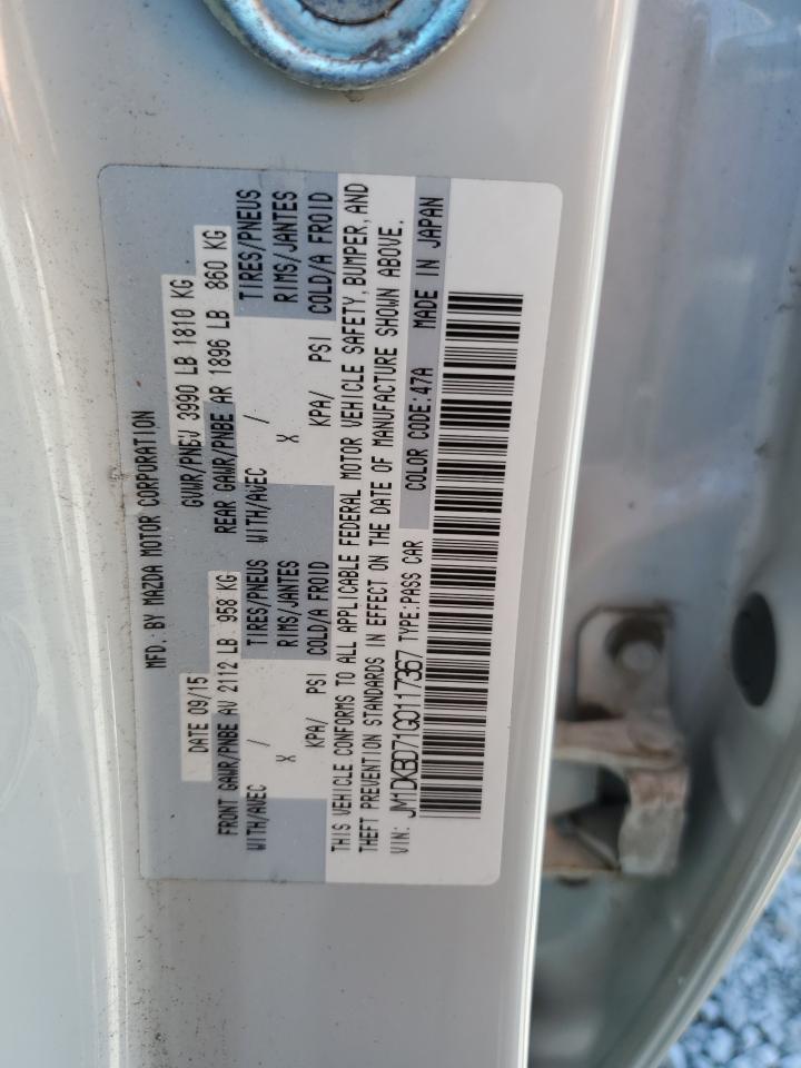 2016 Mazda CX-3 VIN JM1DKBD71G0117367 Copart auction photo, front end damage thumbnail 16