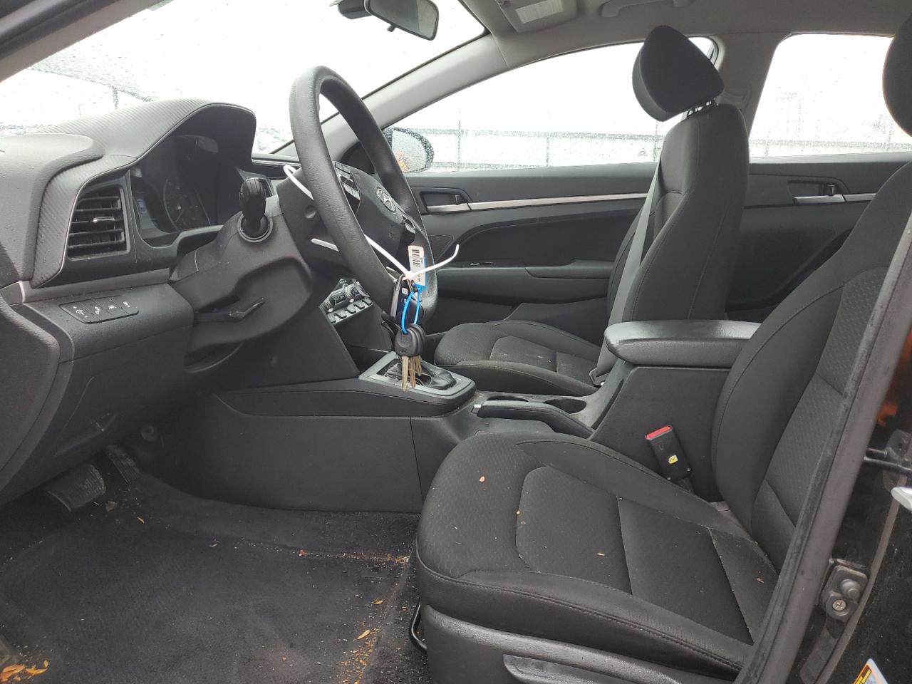 2020 Hyundai Elantra VIN KMHD84LF6LU028654 Copart auction photo, front end / side damage thumbnail 7