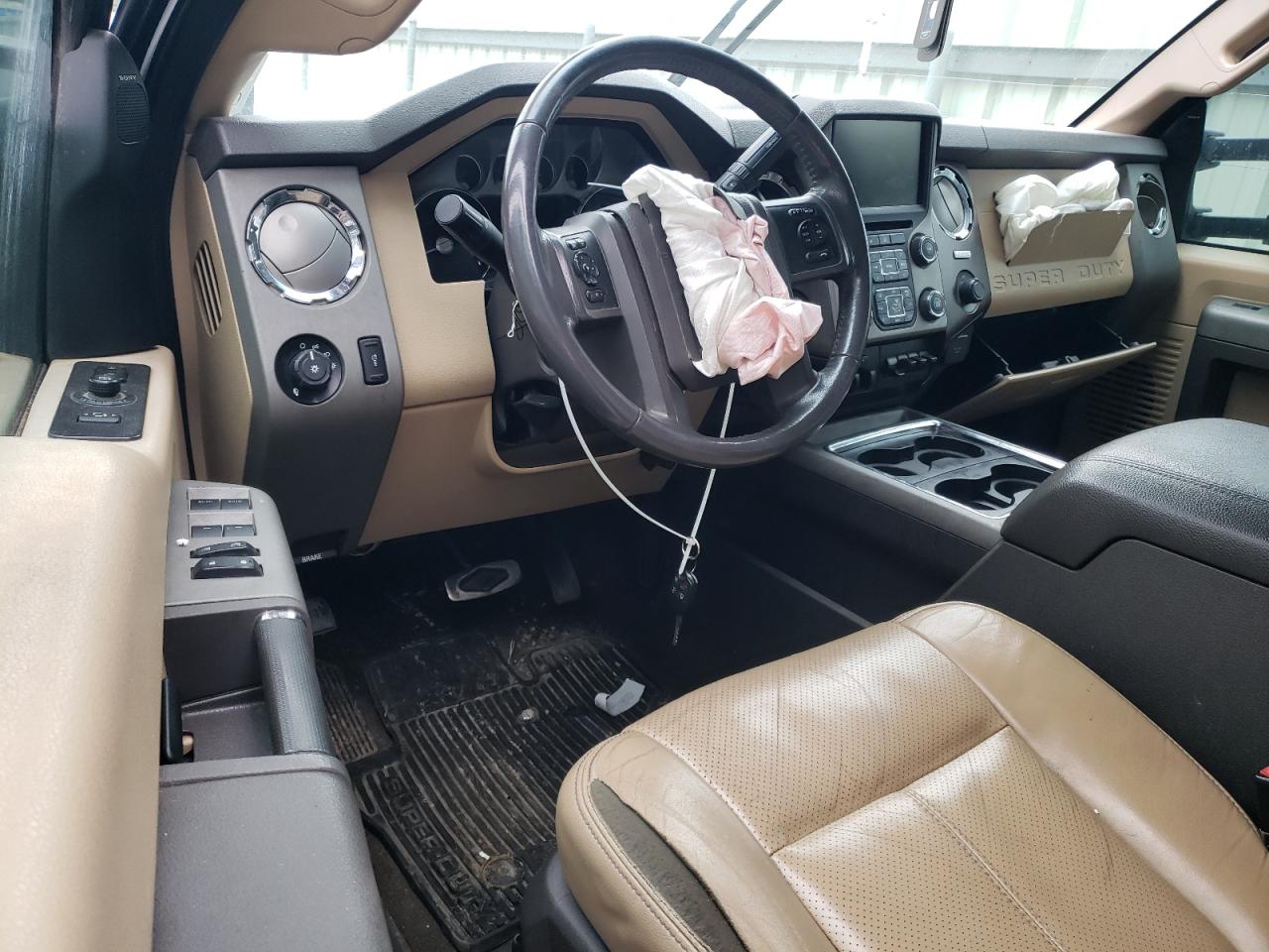 2016 Ford F250 VIN 1FT7W2BT4GED22802 Copart auction photo, front end / rear end damage thumbnail 8