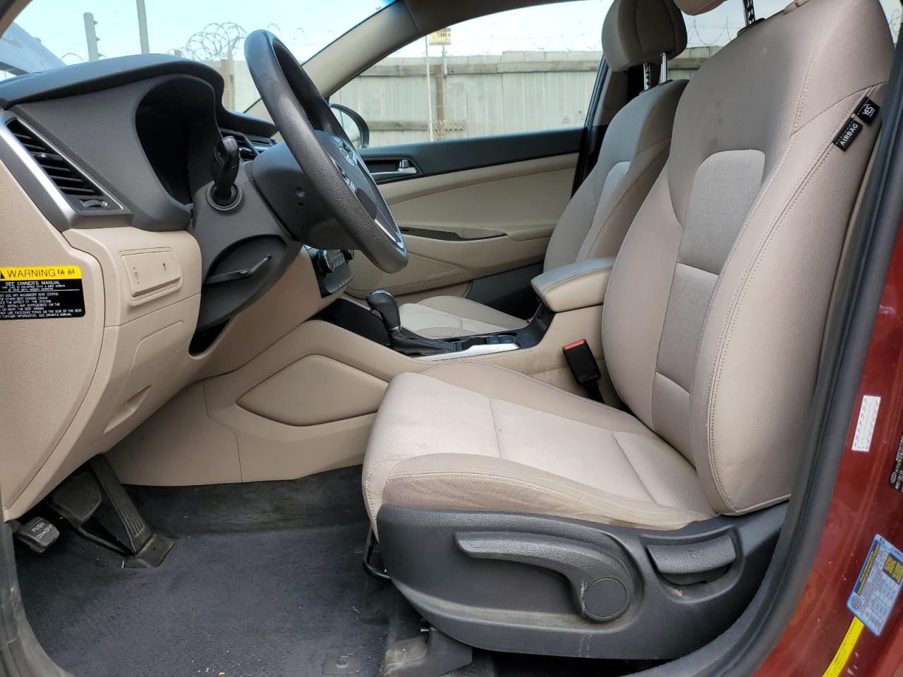 2016 Hyundai Tucson VIN KM8J23A46GU210196 Copart auction photo, stripped damage thumbnail 7