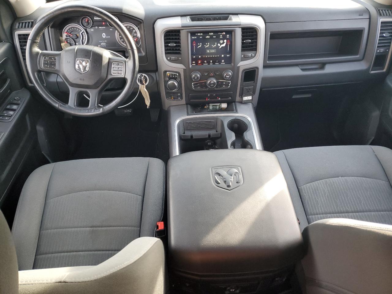 2021 RAM 1500 VIN 3C6RR7KT2MG513448 Copart auction photo, rear end damage thumbnail 8