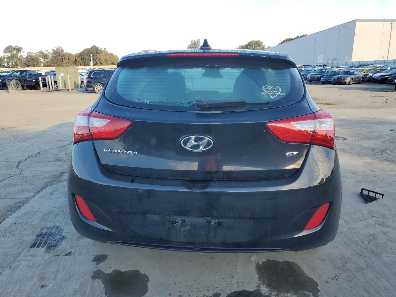 2013 Hyundai Elantra VIN KMHD35LE1DU119599 Copart auction photo, undercarriage / front end damage thumbnail 6