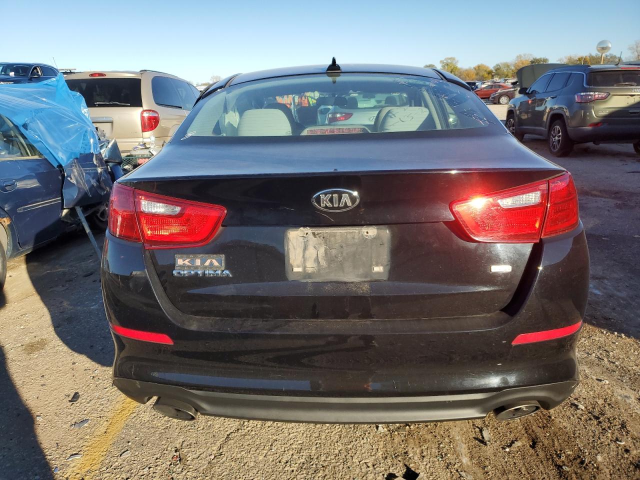 2015 KIA Optima VIN 5XXGM4A72FG419559 Copart auction photo, all over damage thumbnail 6