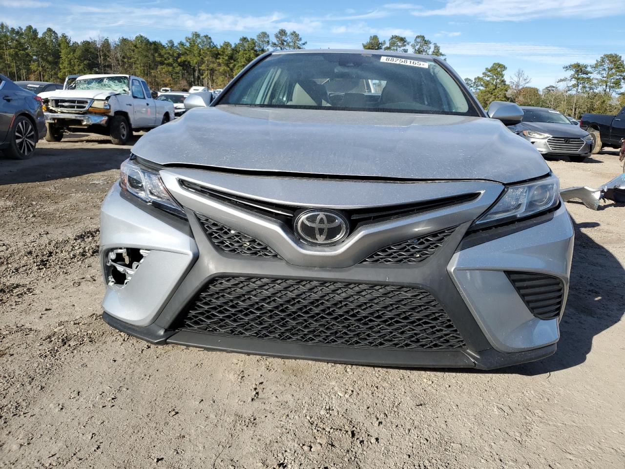 2020 Toyota Camry VIN 4T1G11AK7LU922369 Copart auction photo, rear end / front end damage thumbnail 5
