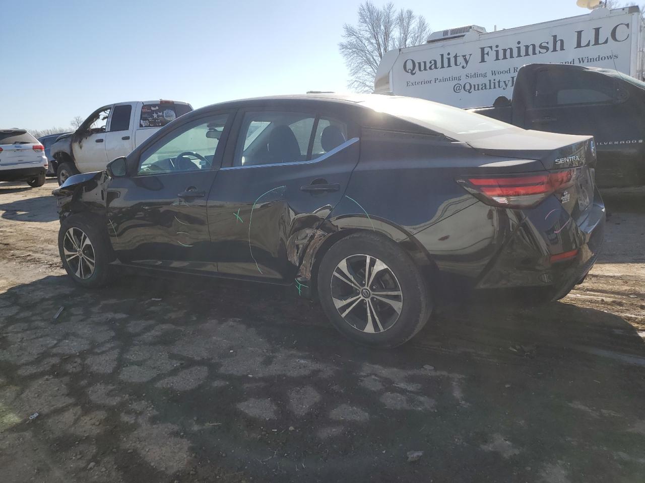 2021 Nissan Sentra VIN 3N1AB8CV4MY276040 Copart auction photo, front end / side damage thumbnail 2