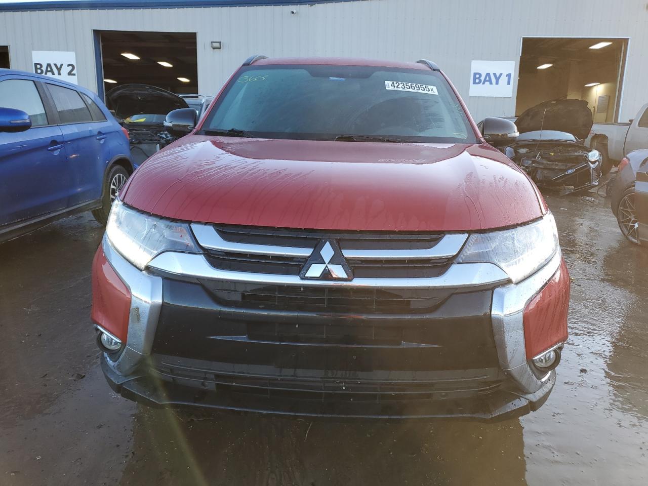 2018 Mitsubishi Outlander VIN JA4AZ3A35JZ064661 Copart auction photo, rear end / minor dent/scratches damage thumbnail 5