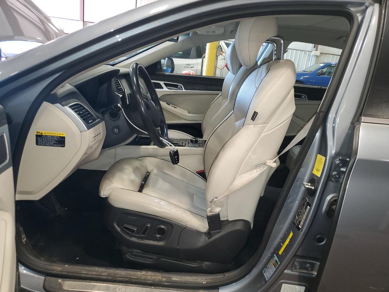 2016 Hyundai Genesis VIN KMHGN4JE1GU108580 Copart auction photo, undercarriage / front end damage thumbnail 7