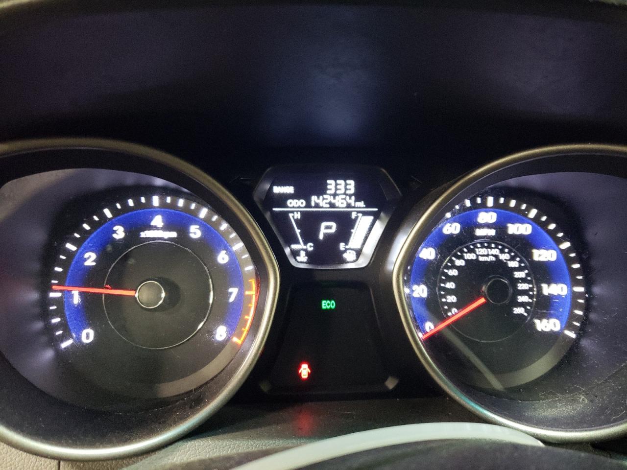 2013 Hyundai Elantra VIN 5NPDH4AE5DH370669 Copart auction photo, rear end damage thumbnail 9