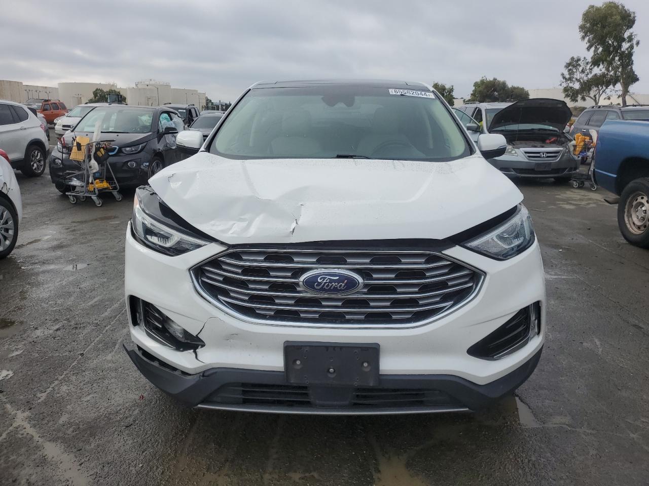 2020 Ford Edge VIN 2FMPK3J9XLBA28152 Copart auction photo, front end damage thumbnail 5