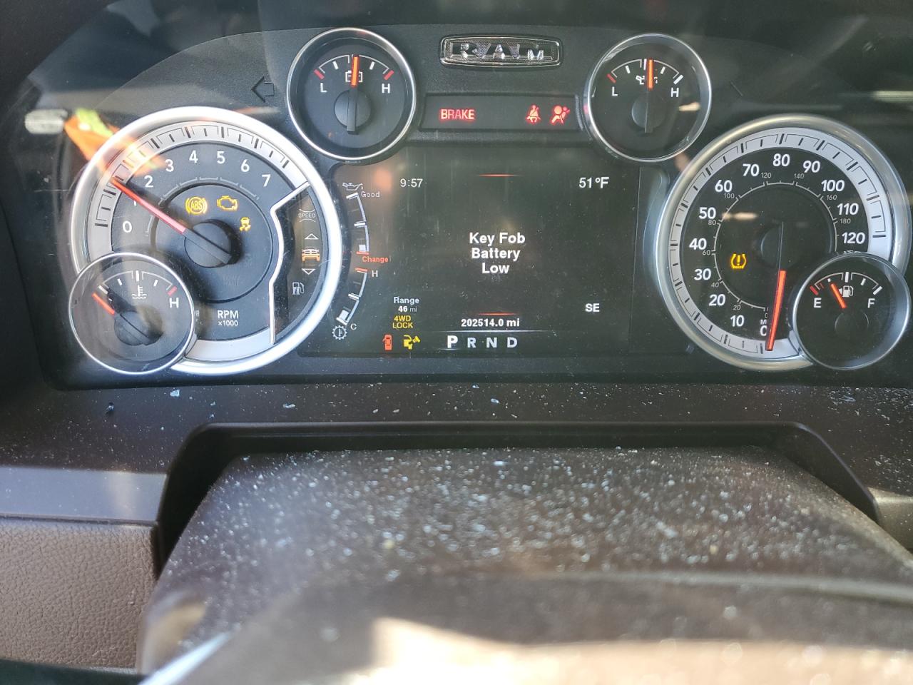 2014 RAM 1500 VIN 1C6RR7NT5ES440162 Copart auction photo, all over damage thumbnail 9