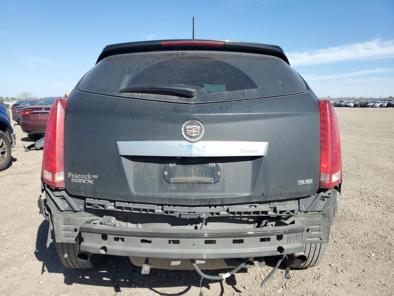 2015 Cadillac SRX VIN 3GYFNBE30FS624578 Copart auction photo, rear end / side damage thumbnail 6